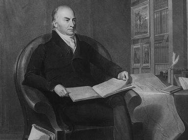 Quiz about John Quincy Adams