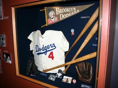 Quiz about Dodger History