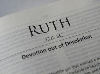 Quiz about BBB Bible Series Ruth