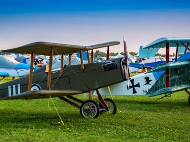 Aerial Warfare in WW1 Quizzes, Trivia and Puzzles
