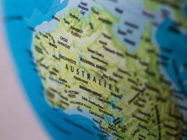 Quiz about Mapping Australia