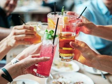 Cocktails and Mixed Drinks Quizzes, Trivia and Puzzles