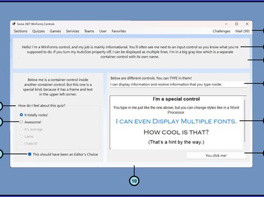 Quiz about Windows Controls