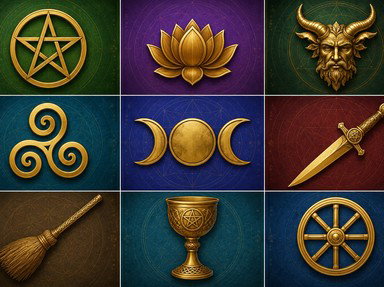 Quiz about Symbols of Modern Wiccan Witchcraft