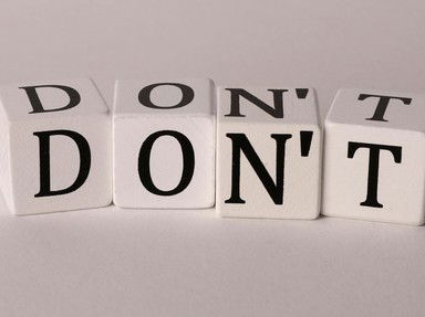 Quiz about Dont